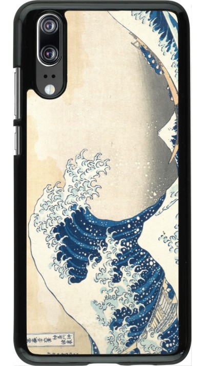 Huawei P20 Case Hülle - Kunstbild - Die große Welle vor Kanagawa - Hokusai