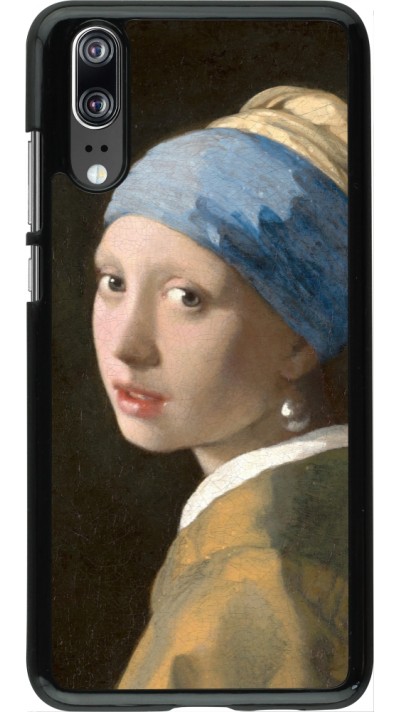 Huawei P20 Case Hülle - Kunstbild - Das Mädchen mit dem Perlenohrring - Jan Vermeer