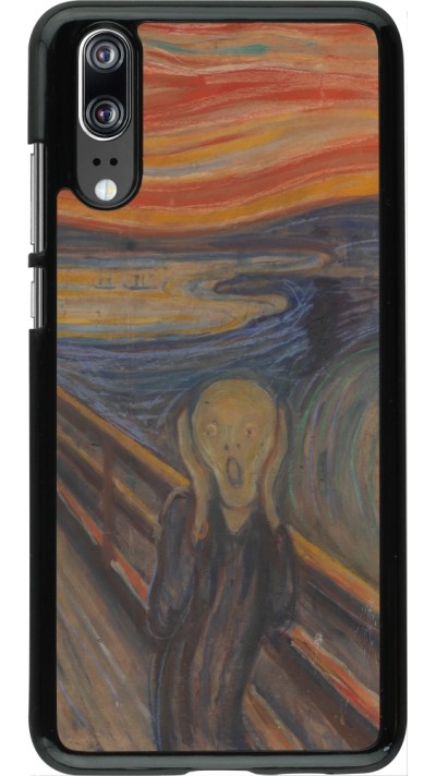 Huawei P20 Case Hülle - Kunstbild - Der Schrei - Edvard Munch