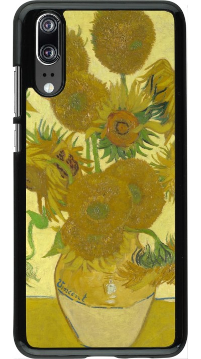 Huawei P20 Case Hülle - Kunstbild - Sonnenblumen  - Van Gogh