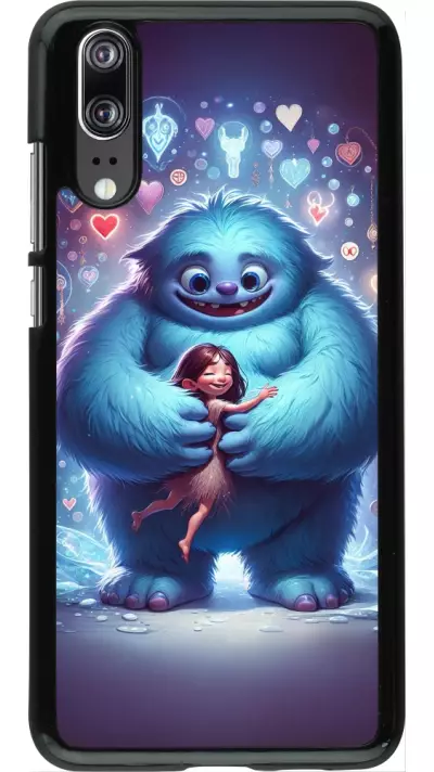 Huawei P20 Case Hülle - Valentin 2024 Flauschige Liebe