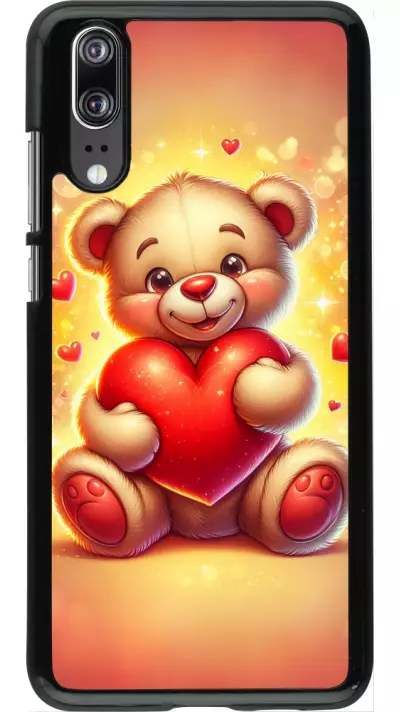 Huawei P20 Case Hülle - Valentin 2024 Teddy Liebe