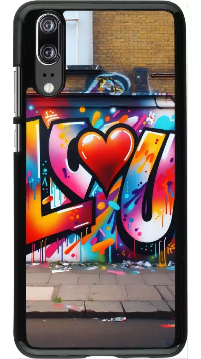 Huawei P20 Case Hülle - Valentin 2025 Liebe U Tag