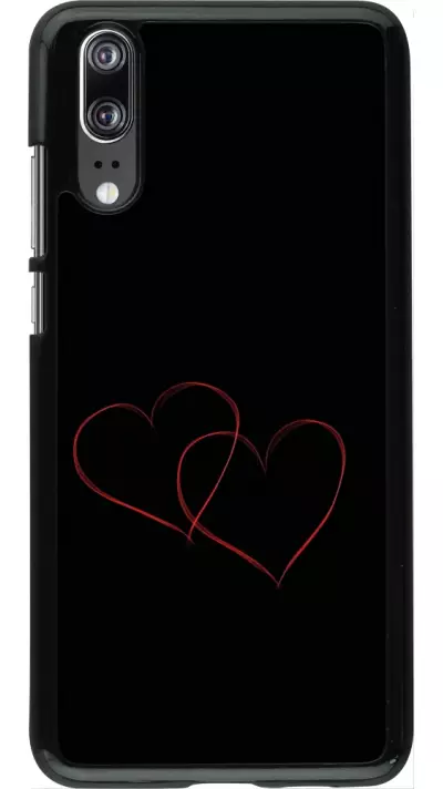 Huawei P20 Case Hülle - Valentine 2023 attached heart