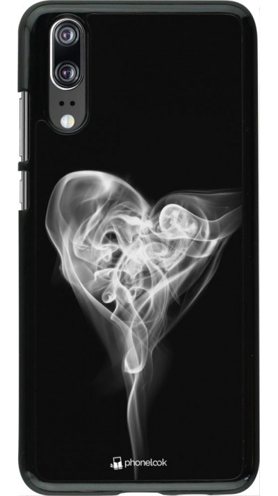 Hülle Huawei P20 - Valentine 2022 Black Smoke