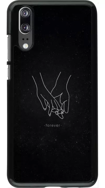 Huawei P20 Case Hülle - Valentine 2023 hands forever
