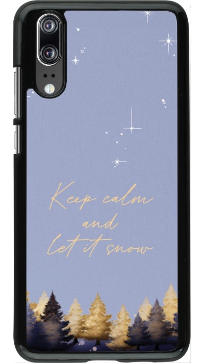 Huawei P20 Case Hülle - Winter 25 Winter illustration of trees