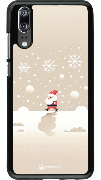 Huawei P20 Case Hülle - Weihnachten 2023 Minimalistischer Weihnachtsmann