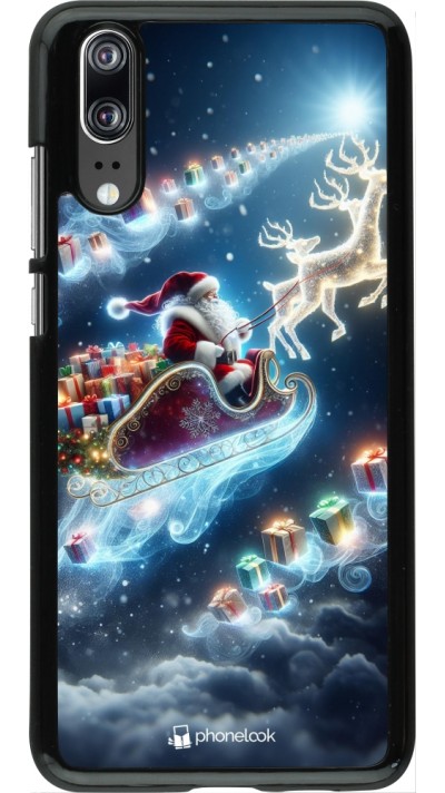 Huawei P20 Case Hülle - Weihnachten 2023 Verzauberter Weihnachtsmann