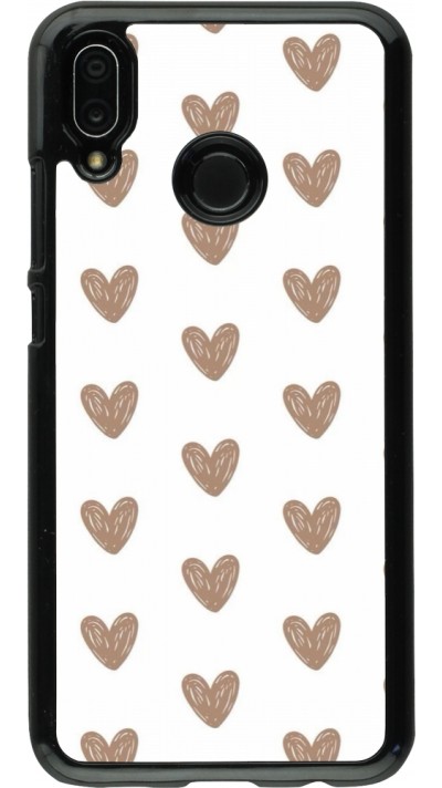 Coque Huawei P20 Lite - Autumn 2024 brown hearts Coque Huawei P20 Lite - Autumn 2024 brown hearts