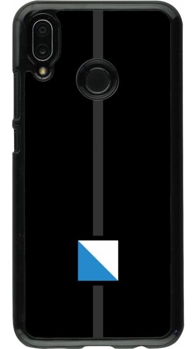 Huawei P20 Lite Case Hülle - Kanton ZH schwarz