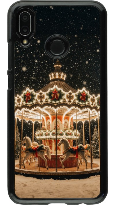 Huawei P20 Lite Case Hülle - Christmas 25 Carousel