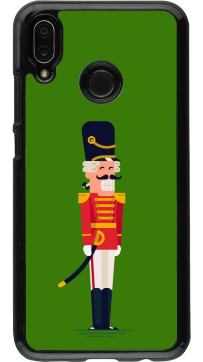 Huawei P20 Lite Case Hülle - Christmas 25 Nutcracker Green