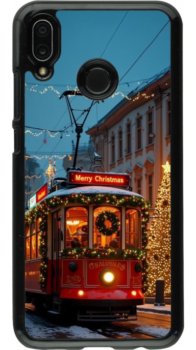 Huawei P20 Lite Case Hülle - Christmas 25 Xmas Train