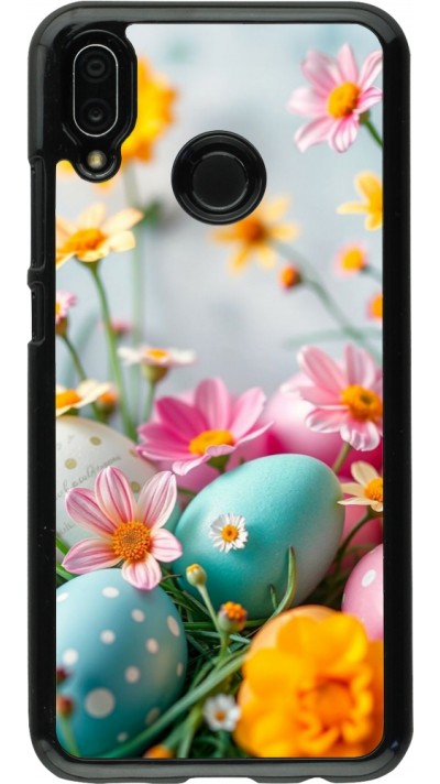 Huawei P20 Lite Case Hülle - Easter 2026 Eggs with flowers