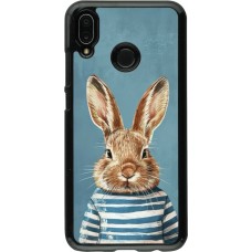 Huawei P20 Lite Case Hülle - Easter 2026 Rabbit navy