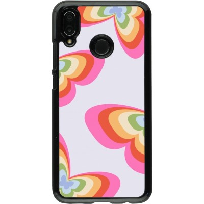 Huawei P20 Lite Case Hülle - Easter 2024 rainbow butterflies