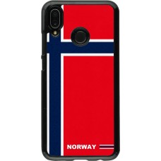 Huawei P20 Lite Case Hülle - Norwegen 2026 personalisierbares Fussballtrikot