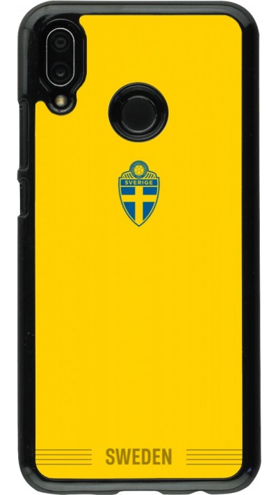 Huawei P20 Lite Case Hülle - Schweden 2026 personalisierbares Fussballtrikot