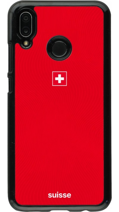 Huawei P20 Lite Case Hülle - Schweiz 2026 personalisierbares Fussballtrikot