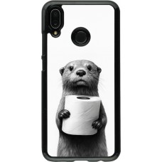 Huawei P20 Lite Case Hülle - Otter Toilettenpapier