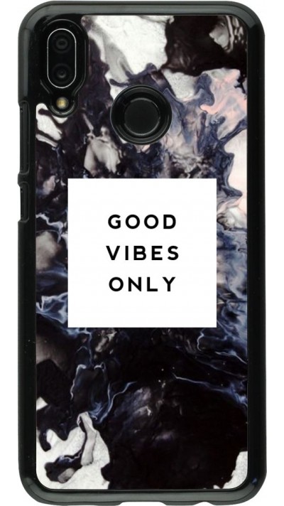 Hülle Huawei P20 Lite - Marble Good Vibes Only