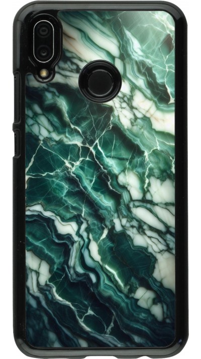 Huawei P20 Lite Case Hülle - Majestätischer grüner Marmor