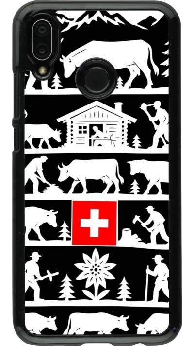Huawei P20 Lite Case Hülle - Poya Schweiz 1 schwarz