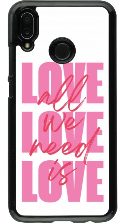 Huawei P20 Lite Case Hülle - Saint Valentines Day 26 Love all we need is