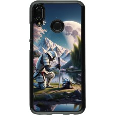 Huawei P20 Lite Case Hülle - Samurai Katana Mond