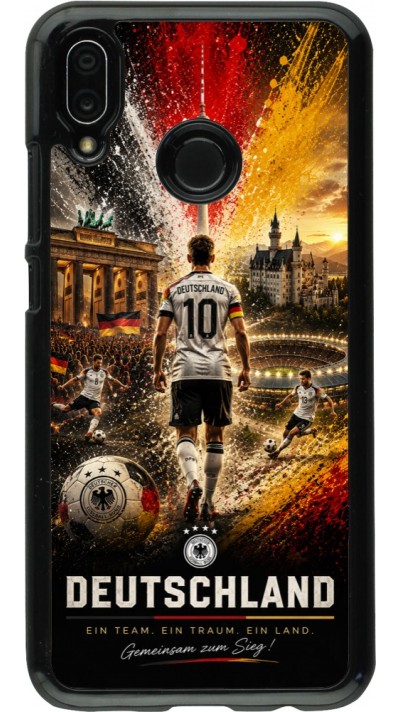 Huawei P20 Lite Case Hülle - Fussball Deutschland splash 2026