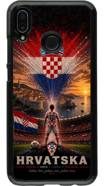 Huawei P20 Lite Case Hülle - Fussball Kroatien splash 2026