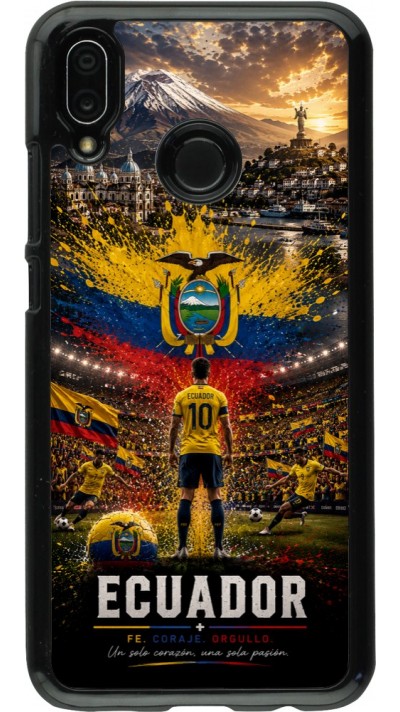 Huawei P20 Lite Case Hülle - Fussball Ecuador splash 2026
