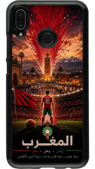 Huawei P20 Lite Case Hülle - Fussball Marokko splash 2026