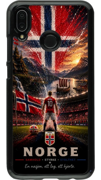 Huawei P20 Lite Case Hülle - Fussball Norwegen splash 2026