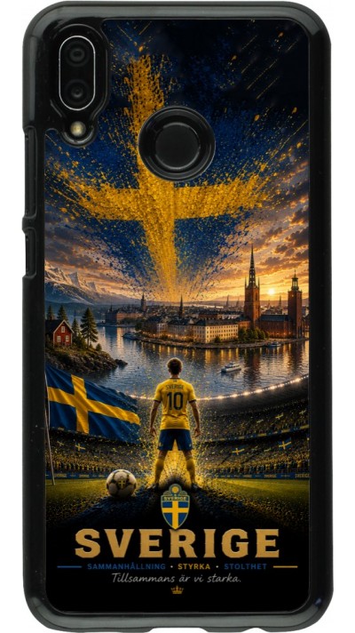Huawei P20 Lite Case Hülle - Fussball Schweden splash 2026