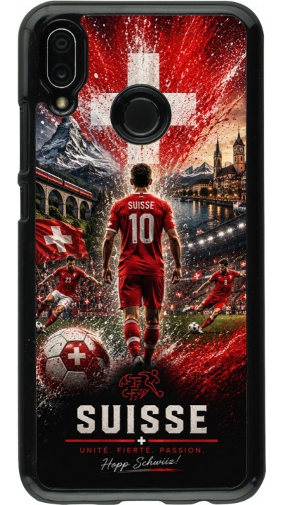 Huawei P20 Lite Case Hülle - Fussball Suisse splash 2026