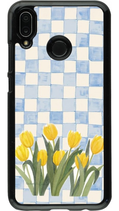 Huawei P20 Lite Case Hülle - Blue vichy tulips Spring 2026