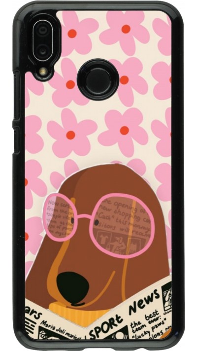 Huawei P20 Lite Case Hülle - Dog with newspaper Spring 2026