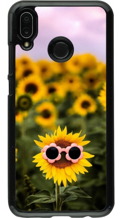 Huawei P20 Lite Case Hülle - Sunflower with glasses Spring 2026