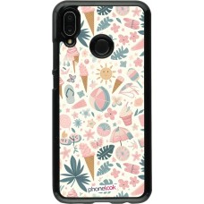 Huawei P20 Lite Case Hülle - Sommer Pink Muster