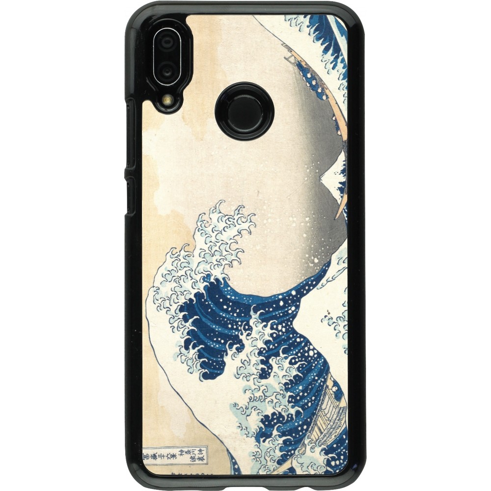 Huawei P20 Lite Case Hülle - Kunstbild - Die große Welle vor Kanagawa - Hokusai