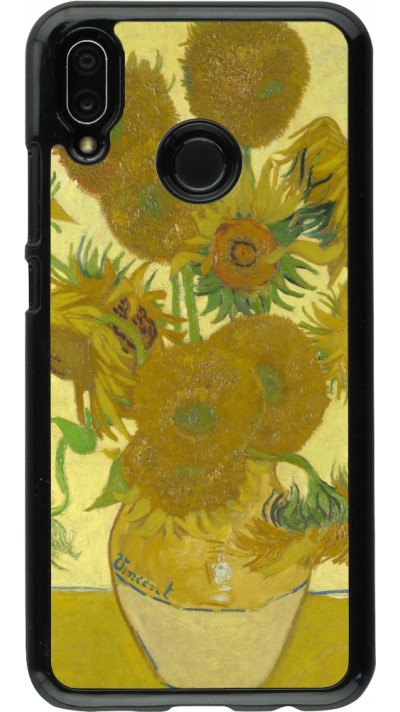 Huawei P20 Lite Case Hülle - Kunstbild - Sonnenblumen  - Van Gogh