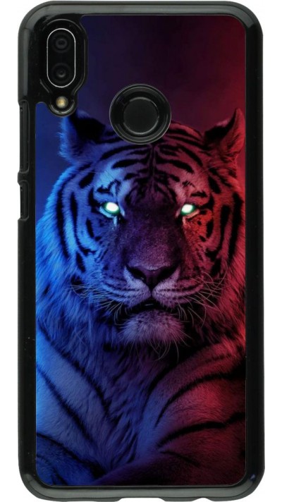 Hülle Huawei P20 Lite - Tiger Blue Red