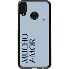 Coque Huawei P20 Lite - Valentine 2024 mucho amor azul