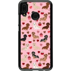 Huawei P20 Lite Case Hülle - Valentine 2024 puppy love
