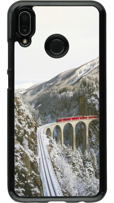 Huawei P20 Lite Case Hülle - Winter 25 Winter polar express
