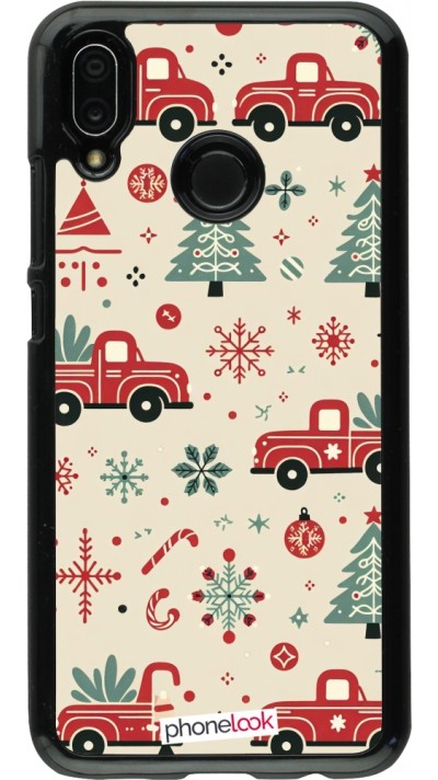 Huawei P20 Lite Case Hülle - Weihnachten 2024 Lkw Tanne