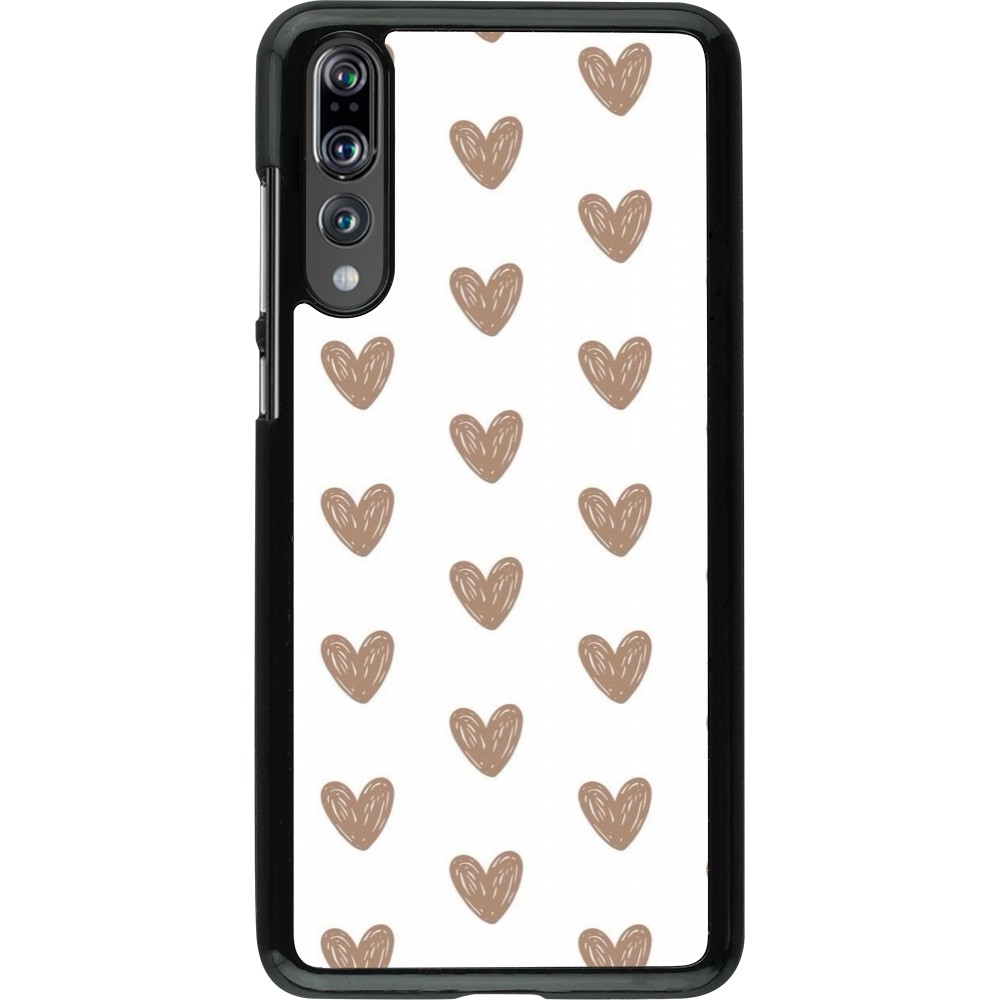 Huawei P20 Pro Case Hülle - Autumn 2024 brown hearts
