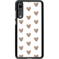 Huawei P20 Pro Case Hülle - Autumn 2024 brown hearts